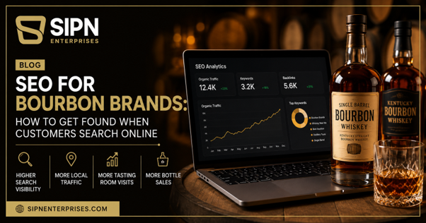 Bourbon distillery marketing with local SEO and content strategy