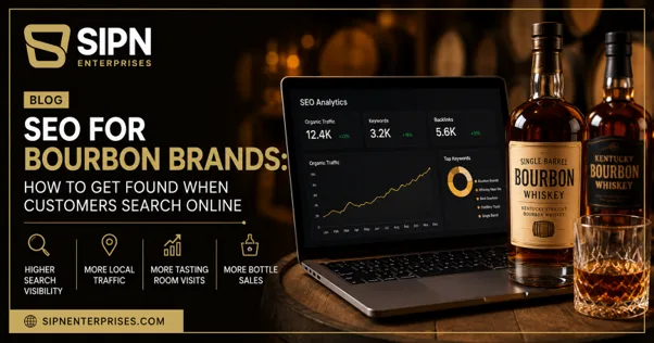 Bourbon distillery marketing with local SEO and content strategy
